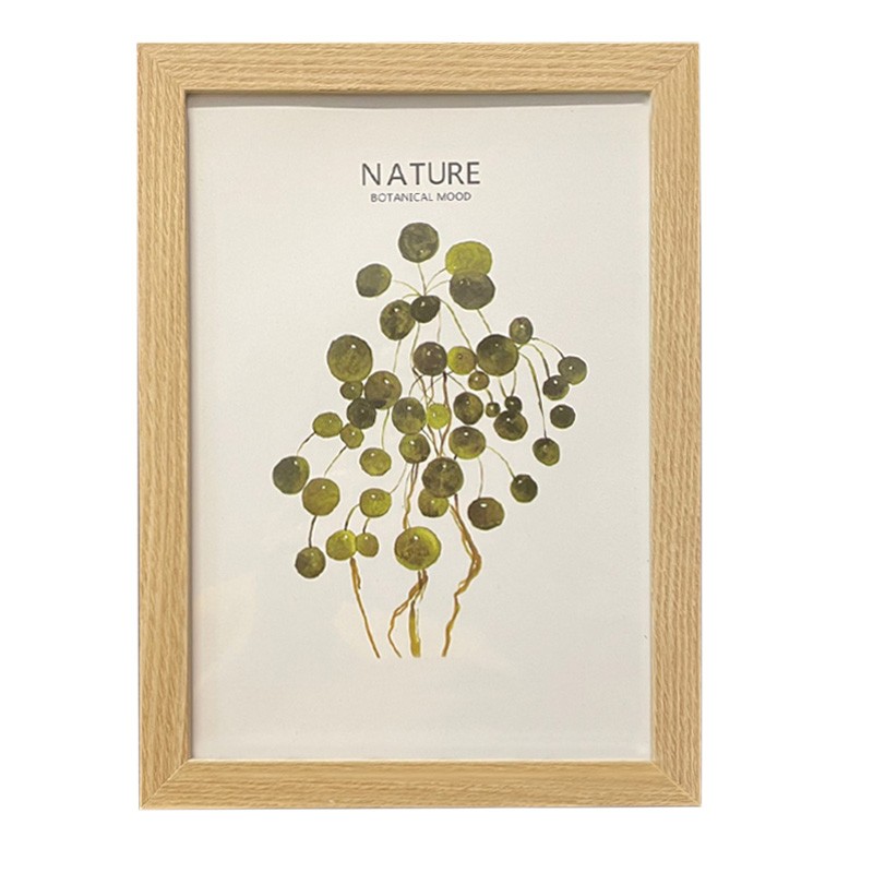 Rama foto Blanche 15x21 cm, pentru perete sau birou, lemn, natur - imagine 4